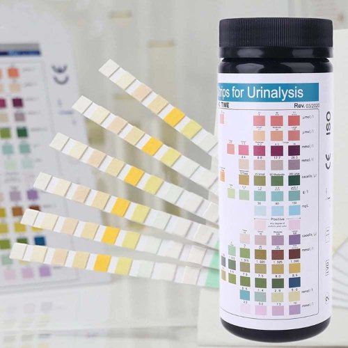 Urinalysis test strips